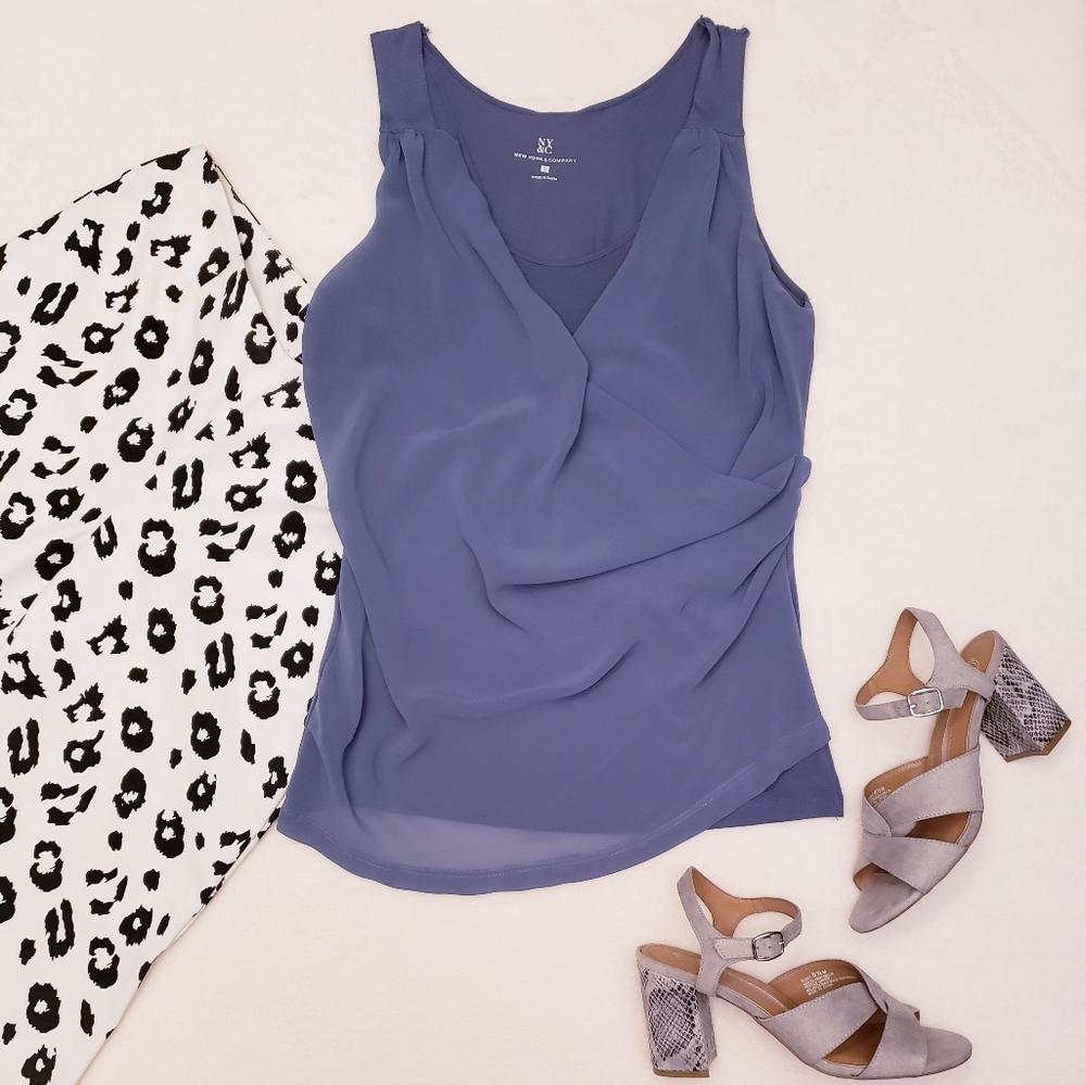 NY&C Slate Blue Tank